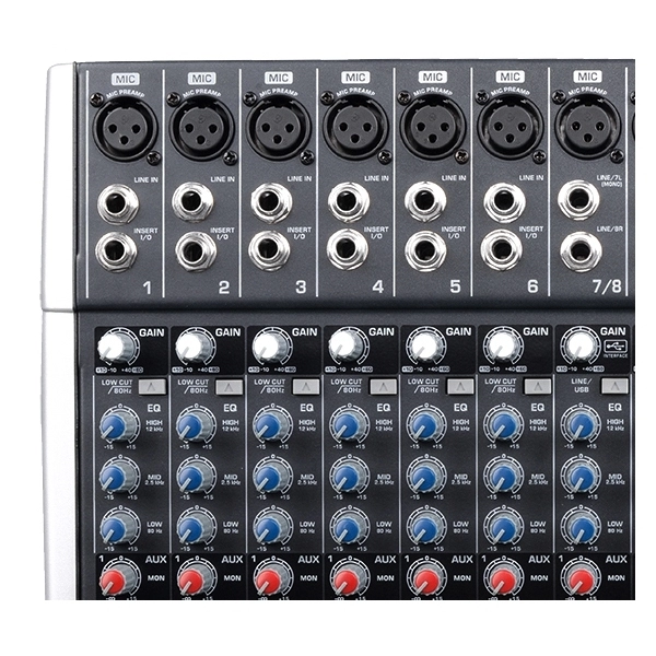 (USADO) AMW M10 Fx v3 Mesa de Som 10 Canais com EFX BT Player Sub Out e Interface!