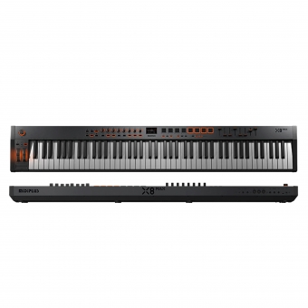 AMW Midiplus X8 Max Teclado Controlador e Sintetizador 88 Teclas Alto Nível