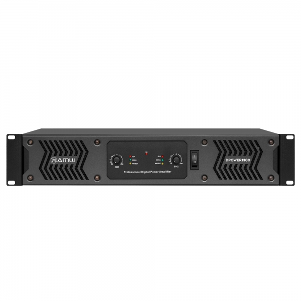 AMW DPower 1300 Amplificador de Potência 2 Canais Bivolt 1300W RMS