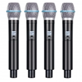 AMW AU4000 v3 Microfone Sem Fio 4 Canais UHF Digital + Case