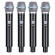 AMW AU4000 v3 Microfone Sem Fio 4 Canais UHF Digital + Case