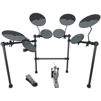 (USADO) AMW ED1 Pro v2 Bateria Eletrônica 4 PADs 4 Pratos Rack Completo com 4 pés