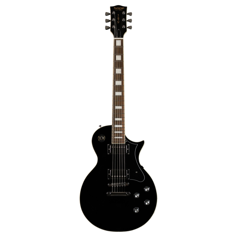AMW SELP110 Black Guitarra Les Paul Mogno Alnico HH by SQ Guitars