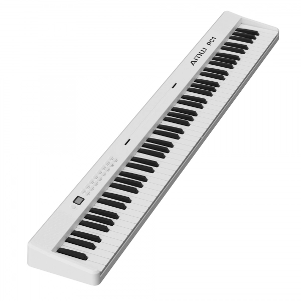 AMW PC1 White Piano Digital Dobravel 128 Timbres + Acessórios