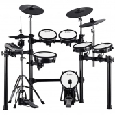 AMW ED11 Pro Bateria Eletrônica All Mesh Dual Real Hi Hat Condução Tri zone Pratos Dual