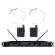AMW BU500 Microfone sem Fio Duplo Digital UHF Auricular