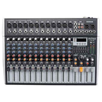 AMW L12 v3 Mesa de Som 12 Canais XLR Efx Rec Mp3 Eq