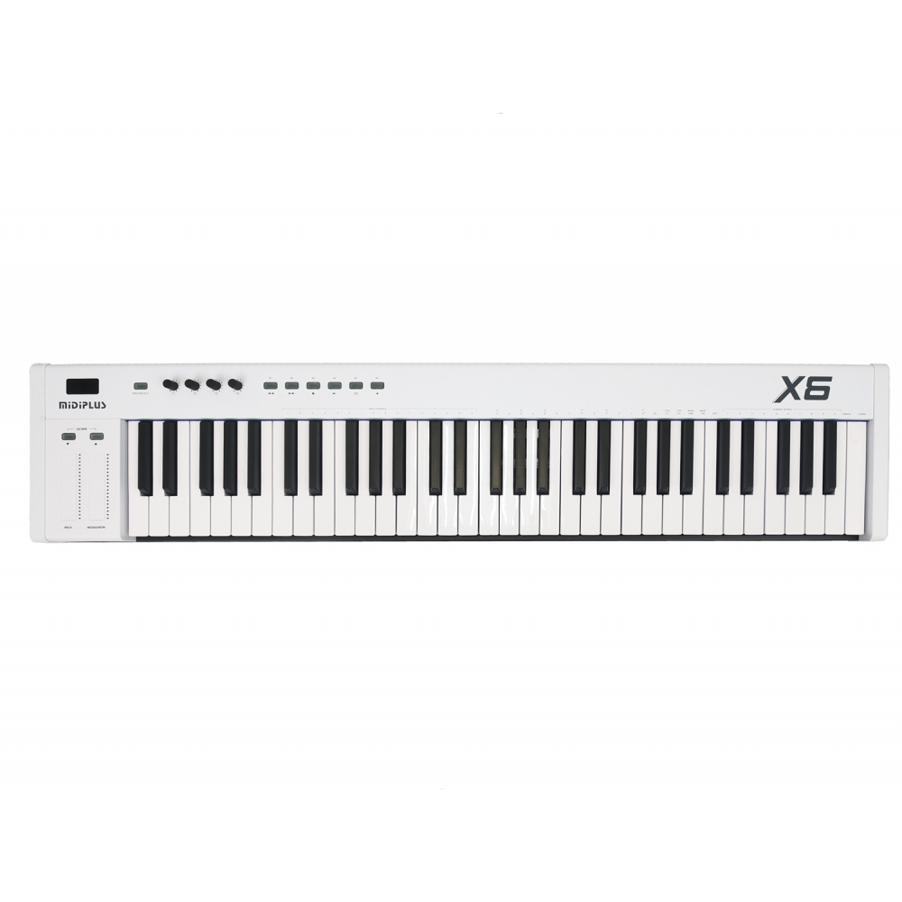 Midiplus X6 II Teclado Controlador Midi 61 Teclas Semi Pesadas
