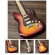 AMW SEST250 Cherry Burst Guitarra Stratocaster HSS By SQOE