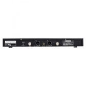 (USADO) AMW AU400 v2 Microfone sem fio Duplo de Mão Digital UHF Rack