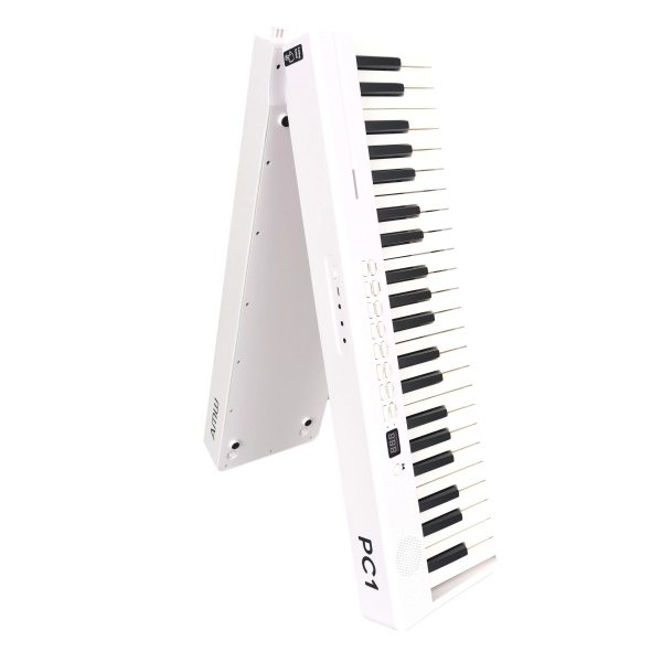 AMW PC1 White Piano Digital Dobravel 128 Timbres + Acessórios