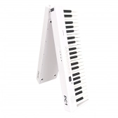 AMW PC1 White Piano Digital Dobravel 128 Timbres + Acessórios