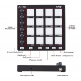 AMW XPAD Controlador Midi Multifunção com 16 PADs sensíveis ao toque