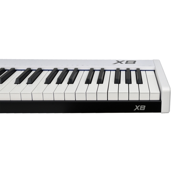 (USADO) Midiplus X8 II White PRO 88 V2  Teclado Controlador Midi 88 Teclas Semi Pesadas