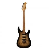AMW SEIB550 Stratocaster Clear Black HSH Guitarra Ponte Top by SQ Guitars