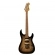 AMW SEIB550 Stratocaster Clear Black HSH Guitarra Ponte Top by SQ Guitars