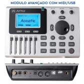 AMW ED15 Pro Bateria Eletrônica All Mesh com Natural Touch e Real Hi Hat