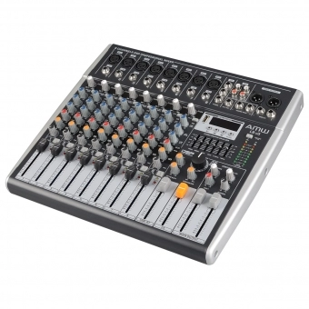 AMW L8 v3 Mesa de Som 8 Canais XLR Efx Rec Mp3 Eq