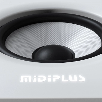 Midiplus MI5 V2 White Monitores de Áudio Ativos 5.25´´ 70W RMS
