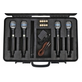 AMW AU3000 Microfone sem fio Rack UHF Fixo 4 Canais