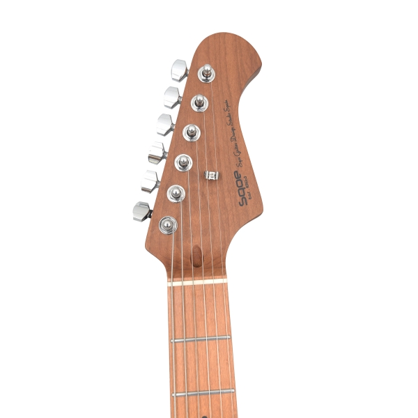 AMW SEIB550 Stratocaster Cherry Burst HSH Guitarra Ponte Top by SQ Guitars