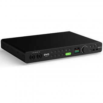 Audient EVO 16 Interface de Áudio Profissional 24 In x 24 Out com WClock e ADAT