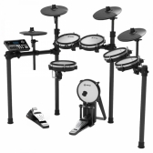 (USADO) AMW ED6X Pro v4 Bateria Eletrônica All Mesh Pratos com Choke + Expansões !