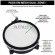 (USADO) AMW ED7 v2 Bateria Eletrônica Digital All Mesh com Real Hi Hat