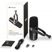 Relacart PM2 Microfone Digital com Interface USB e Software MV7