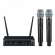 (USADO) AMW AU58 Microfone sem fio duplo UHF com 200 F + Scan + Case !