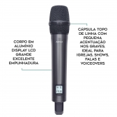 AMW AU6000 v2 Microfone sem fio Rack 4 canais Digital + Estojo