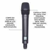 AMW AU6000 v2 Microfone sem fio Rack 4 canais Digital + Estojo