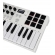 AMW Master 25 White Teclado Controlador Midi 9 PADs 8 Knobs Visor OLED