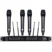 AMW AU6000 v2 Microfone sem fio Rack 4 canais Digital + Estojo