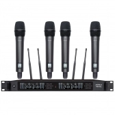 AMW AU6000 v2 Microfone sem fio Rack 4 canais Digital + Estojo