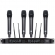 AMW AU6000 v2 Microfone sem fio Rack 4 canais Digital + Estojo