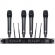 AMW AU6000 v2 Microfone sem fio Rack 4 canais Digital + Estojo
