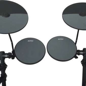 AMW ED1 Pro v2 Bateria Eletrônica 4 PADs 4 Pratos Rack Completo com 4 pés