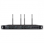 AMW AU7000 Microfone Sem Fio Profissional 4 Canais Digital UHF Multibanda