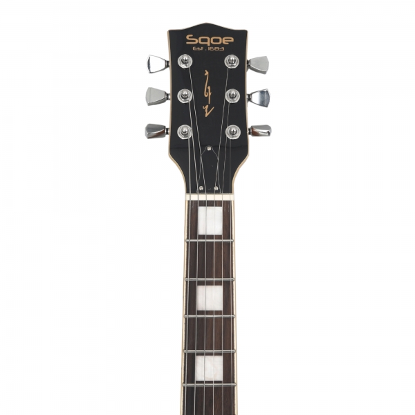 AMW SELP110 Silver Guitarra Les Paul Mogno Alnico HH by SQ Guitars