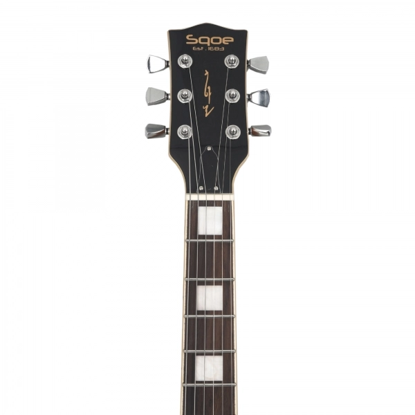 AMW SELP110 Silver Guitarra Les Paul Mogno Alnico HH by SQ Guitars