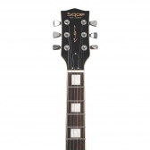 AMW SELP110 Silver Guitarra Les Paul Mogno Alnico HH by SQ Guitars