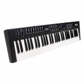 AMW P61X Teclado Black Controlador Midi USB com 61 Teclas PADs Faders e Knobs