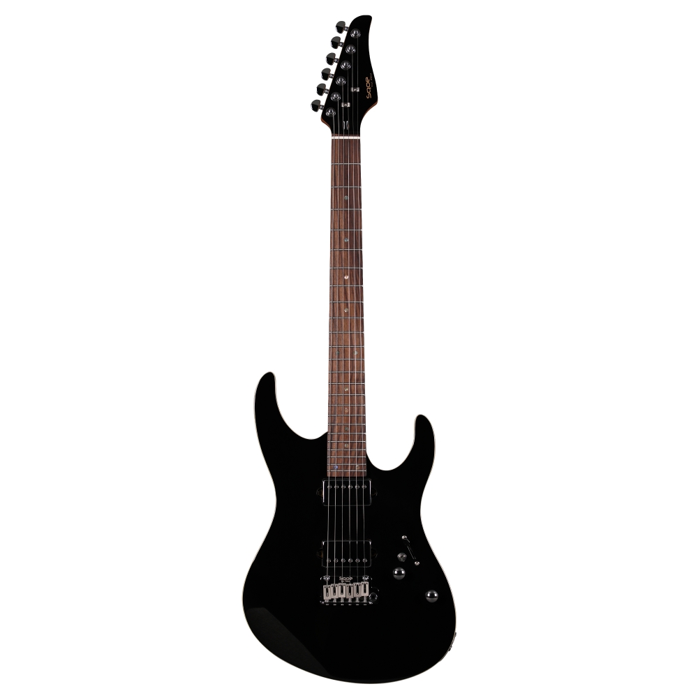 AMW SEIB500 Black Guitarra Fusion Super Strato HH By SQ Guitars