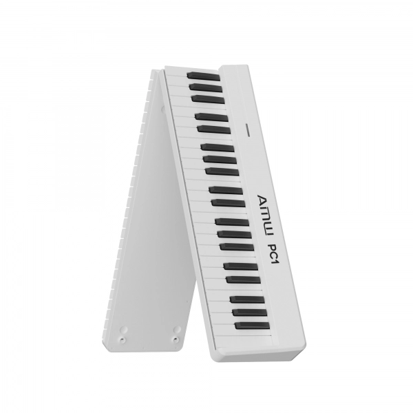 AMW PC1 White Piano Digital Dobravel 128 Timbres + Acessórios