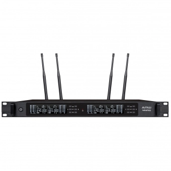 AMW AU6000 v2 Microfone sem fio Rack 4 canais Digital + Estojo