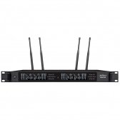 AMW AU6000 v2 Microfone sem fio Rack 4 canais Digital + Estojo