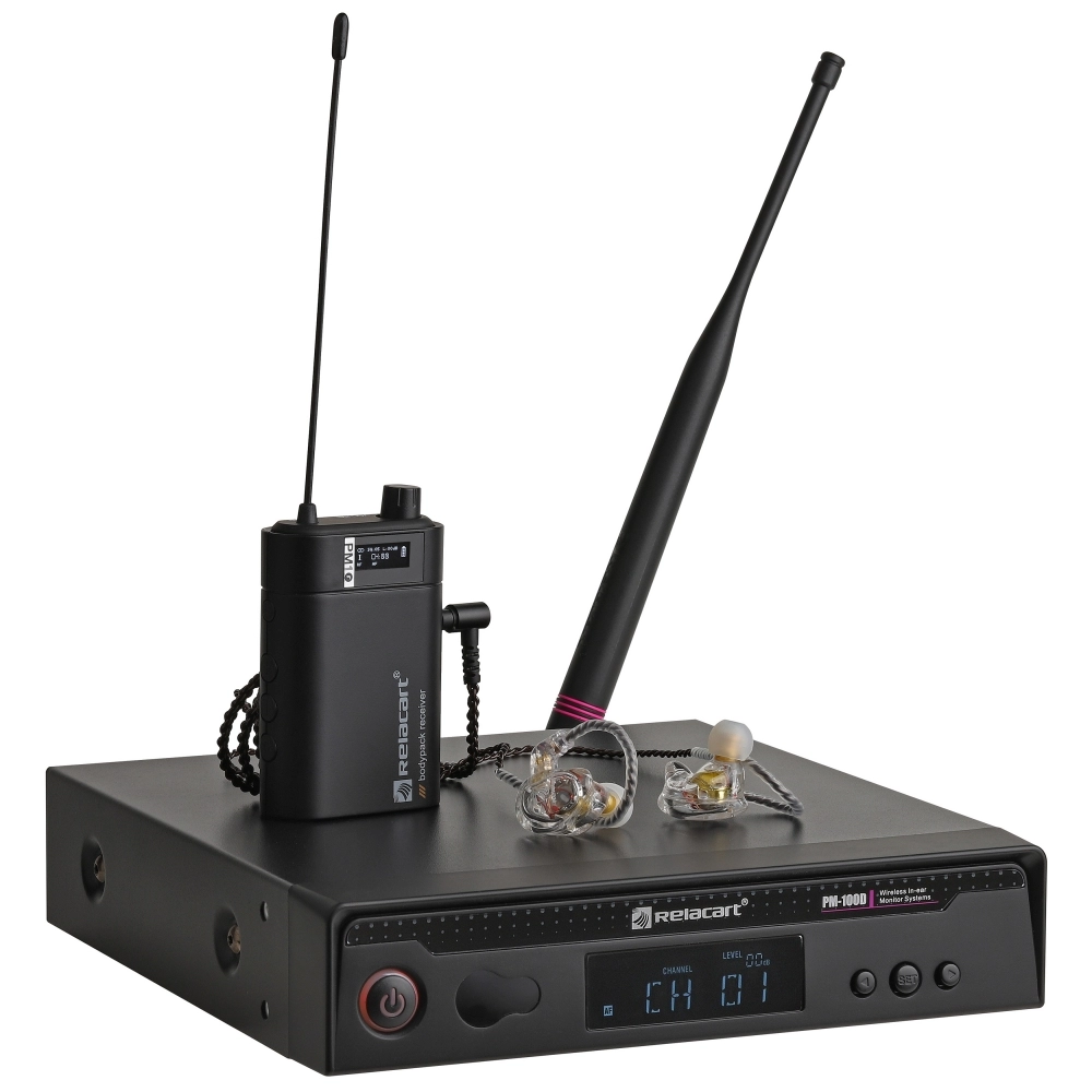 AMW PM100 Monitor de Palco In Ear Hi End Digital UHF Estéreo + Brinde