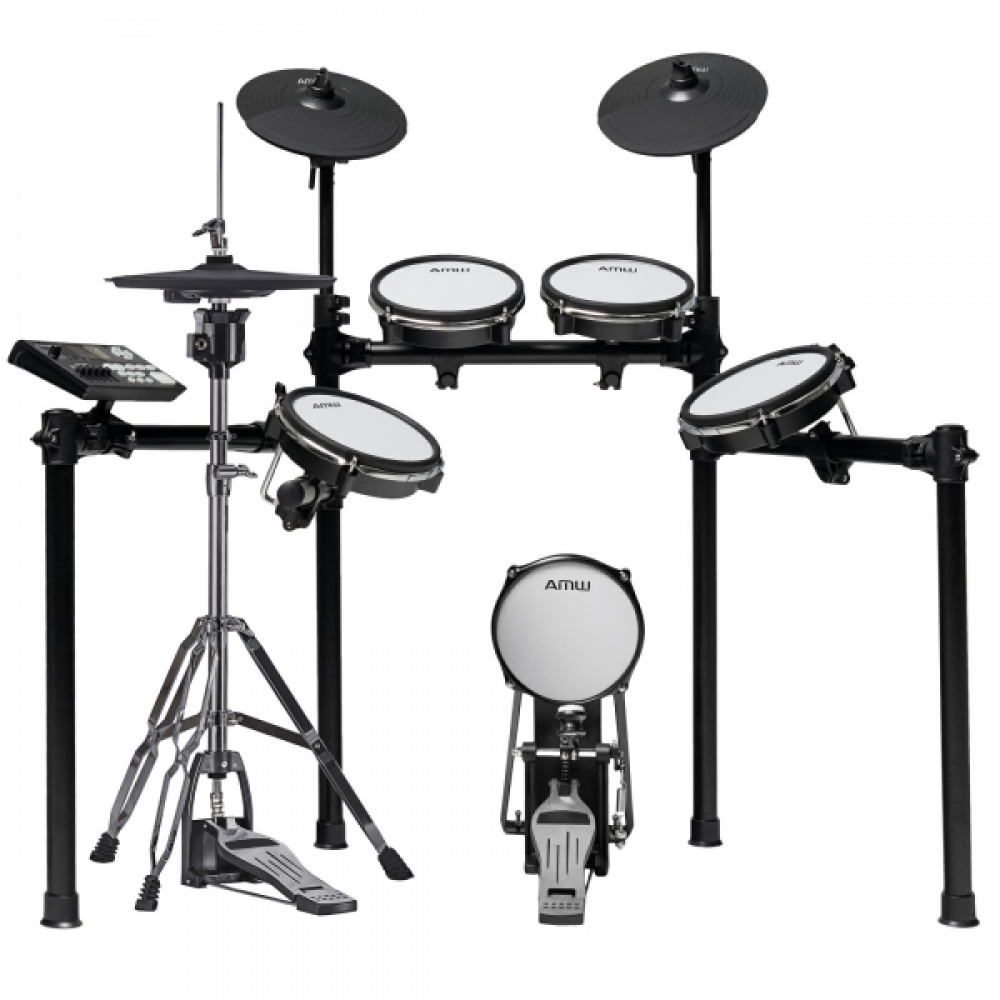 (USADO) AMW ED7 v2 Bateria Eletrônica Digital All Mesh com Real Hi Hat