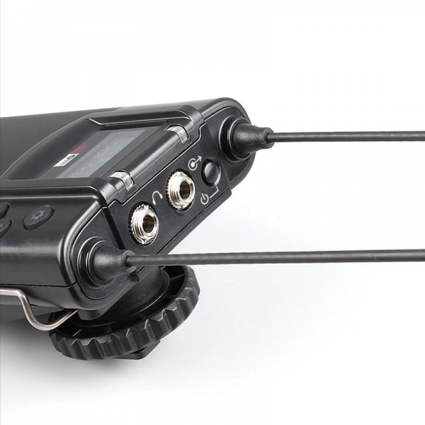 Relacart Cr2 Dual CLIP Microfone Sem Fio lapela Duplo Uhf Câmera Uwp ( CR + 2X CP )
